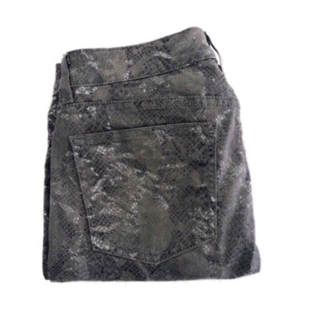 RICH & SKINNY Legacy Gray Python Snake  Jeans 27